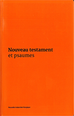 Nouveau testament et psaumes plastifié Orange