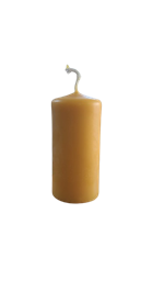Bougie en cire d'abeille 100 %  9 cm