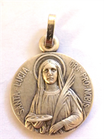 Médaille Sainte Lucie 16 mm