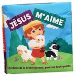Jésus m'aime - Livre tissu - L'histoire de la brebis perdue pour les tout-petits