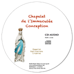 CD audio - Chapelet de l'Immaculée Conception