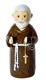 Statue en résine Padre Pio