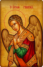 Icône magnet de l'Archange Gabriel