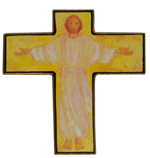 Croix type icône du Christ en Gloire