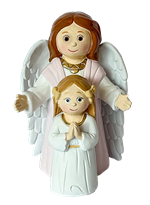 Statuette Ange gardien fille