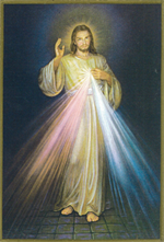 Icône du Christ Miséricordieux 10 x 15 cm