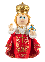 Statue en résine Enfant Jésus de Prague