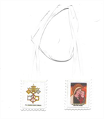 Scapulaire en tissu Notre Dame du Bon Conseil