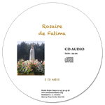 CD audio Rosaire avec Notre-Dame de Fatima - 2 CD