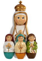 Statuette Apparition de Fatima