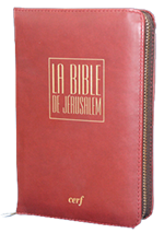 Bible de Jérusalem luxe avec fermeture éclair