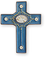 Céramique Croix de l'Eucharistie