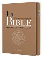 La Bible, traduction liturgique avec notes explicatives - Marron Tranche dorée (