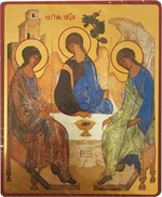 Icône de la Sainte Trinité - Fond Or  - 164.64