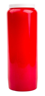 Bougie de Neuvaine Huile végétale rouge