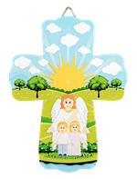 Croix en résine Ange Gardien
