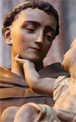 Image plastifiée Saint Antoine de Padoue