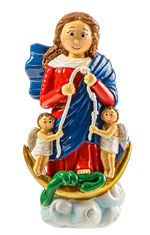 Statuette Marie qui défait les noeuds