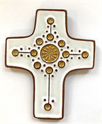 Céramique Croix Alliance sur fond blanc