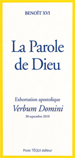 La Parole de Dieu - Verbum Domini - Benoît XVI