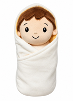 Doudou petit bébé Jésus et son couffin