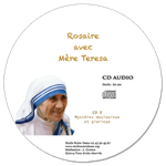 CD audio Rosaire avec Mère Teresa de Calcuta - 2 CD