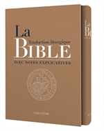 La Bible, traduction liturgique avec notes explicatives - Marron Tranche dorée