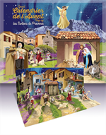 Grand calendrier de l'Avent pop-up des Santons de Provence