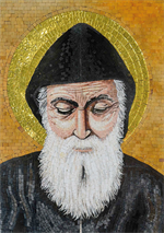 Poster A4 Saint Charbel (21x28 cm)