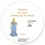 CD audio Rosaire au Coeur Immaculé de Marie - 2 CD