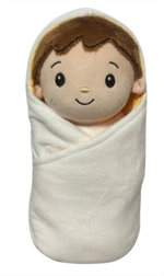 Doudou petit bébé Jésus et son couffin