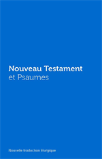 Nouveau testament et psaumes plastifié Bleu