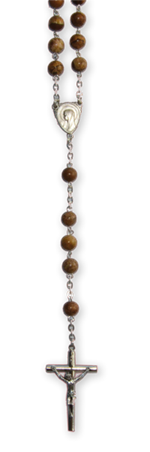 Chapelet en perle de jaspe - 42 cm