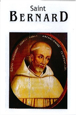 Image plastifiée de Saint Bernard