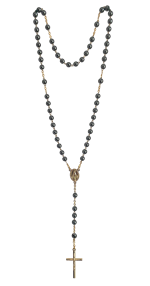 Chapelet en perle d'hématite