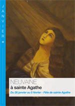Neuvaine à sainte Agathe