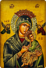 Icône magnet Notre Dame du Bon Secours