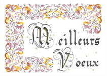 Carte "Meilleurs voeux" 