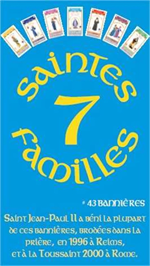 Jeu de cartes 7 Saintes Familles