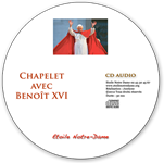 CD audio - chapelet avec Benoît XVI