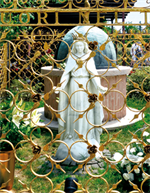 Image plastifiée de Notre Dame des Roses
