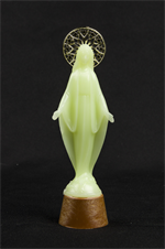 Statue de la Vierge Miraculeuse fluorescente