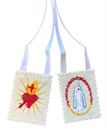 Scapulaire en tissu du Sacré-Coeur de Pellevoisin (Sanctuaire Pellevoisin)