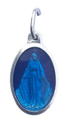 Médaille Miraculeuse, Émail Grand Feu 2 Tons