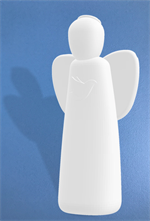 Statue Ange de la paix en albâtre - 14 cm