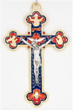 Croix de Jubilé en résine (christ) 12,5 cm