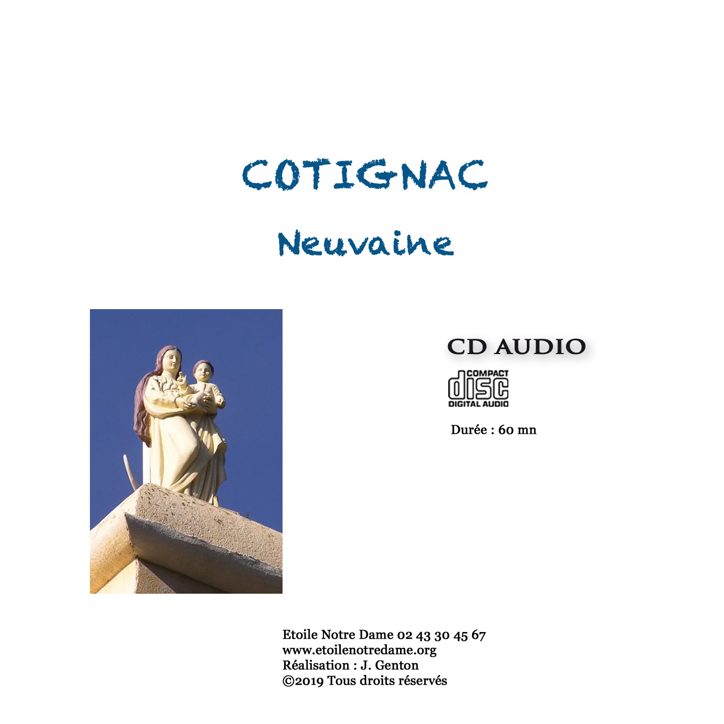 CD Neuvaine Notre Dame des Graces de Cotignac Etoile Notre Dame