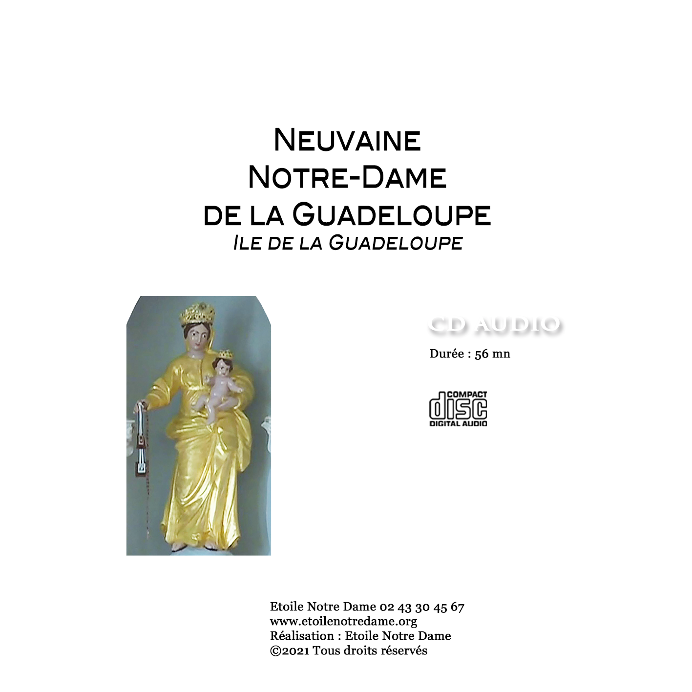 CD Neuvaine à NotreDame de Guadeloupe