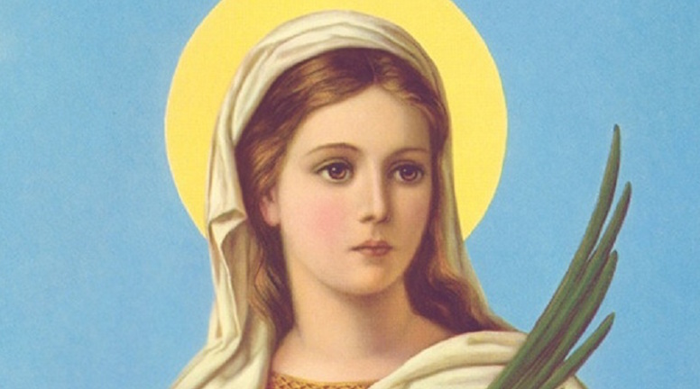 Sainte Lucia Vierge En Francais Homelies Neuvaine à sainte Lucie- - Etoile Notre Dame