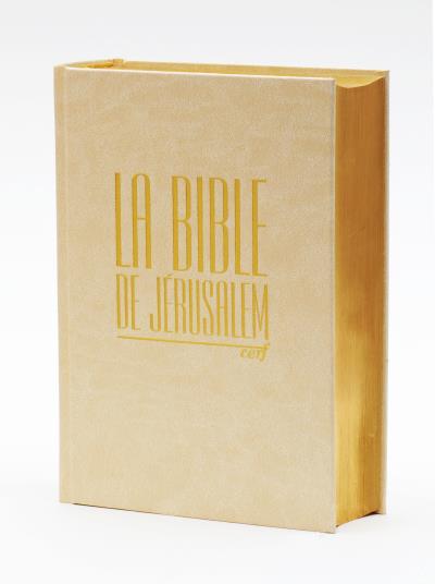 Bible de Jérusalem couverture rigide beige (Grand Format)  Etoile